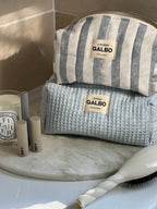 LA BAMBINA - matelassée Nancy rayures bleues 🦢