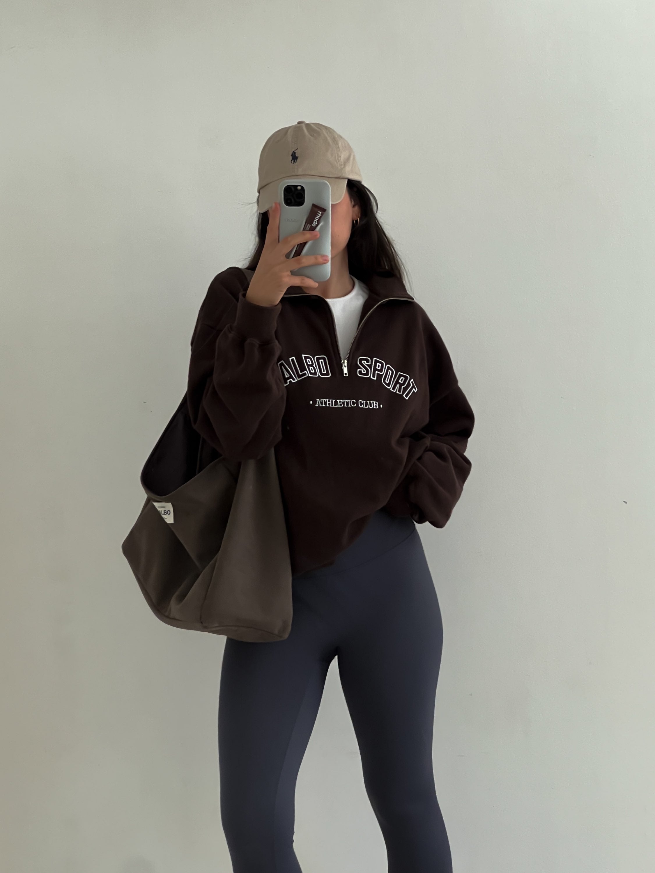Le Zipper oversize Galbo Sport - Brownie 🐻