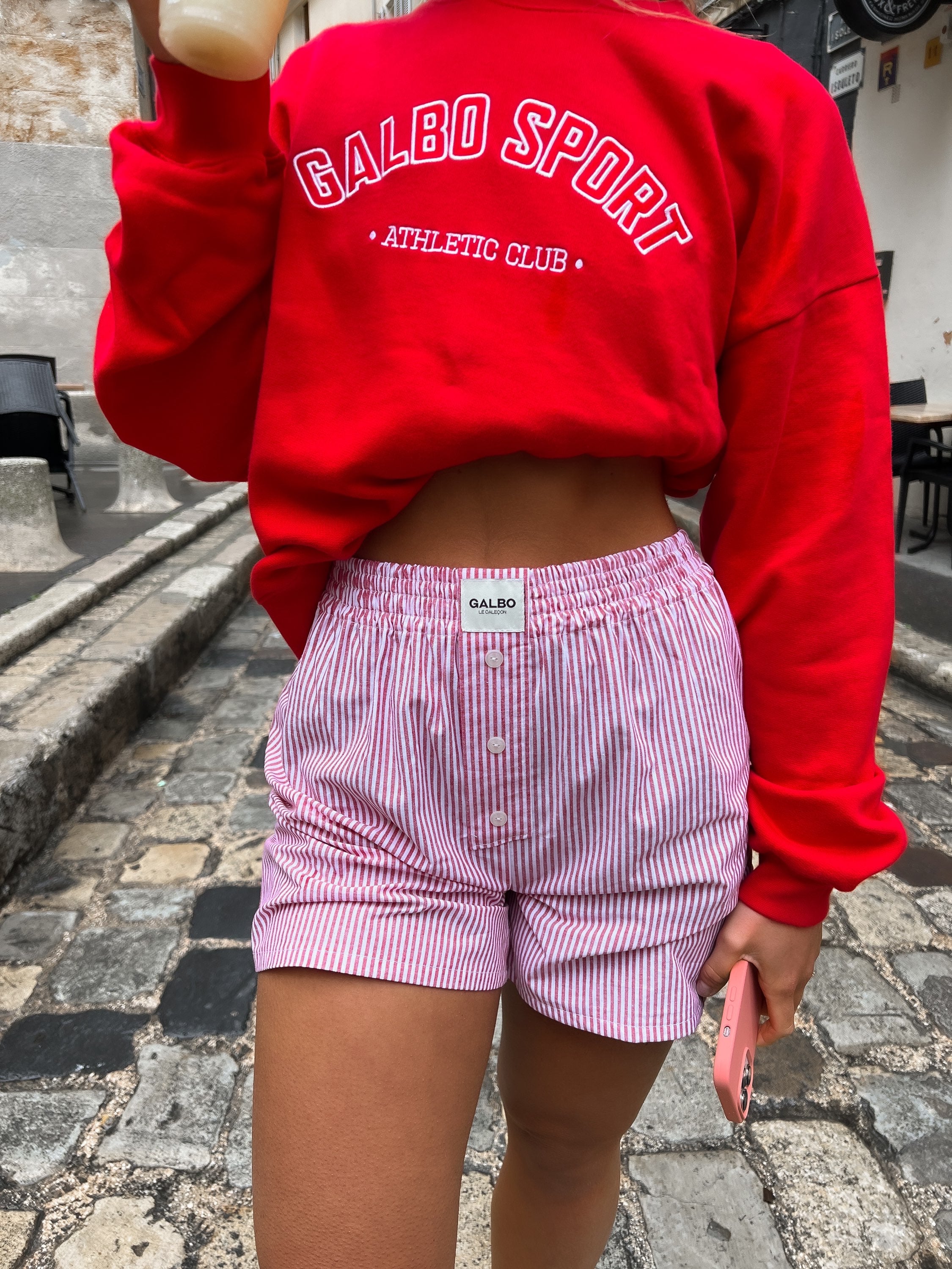 Caleçon Calvi RAYURES Poppy 🍒
