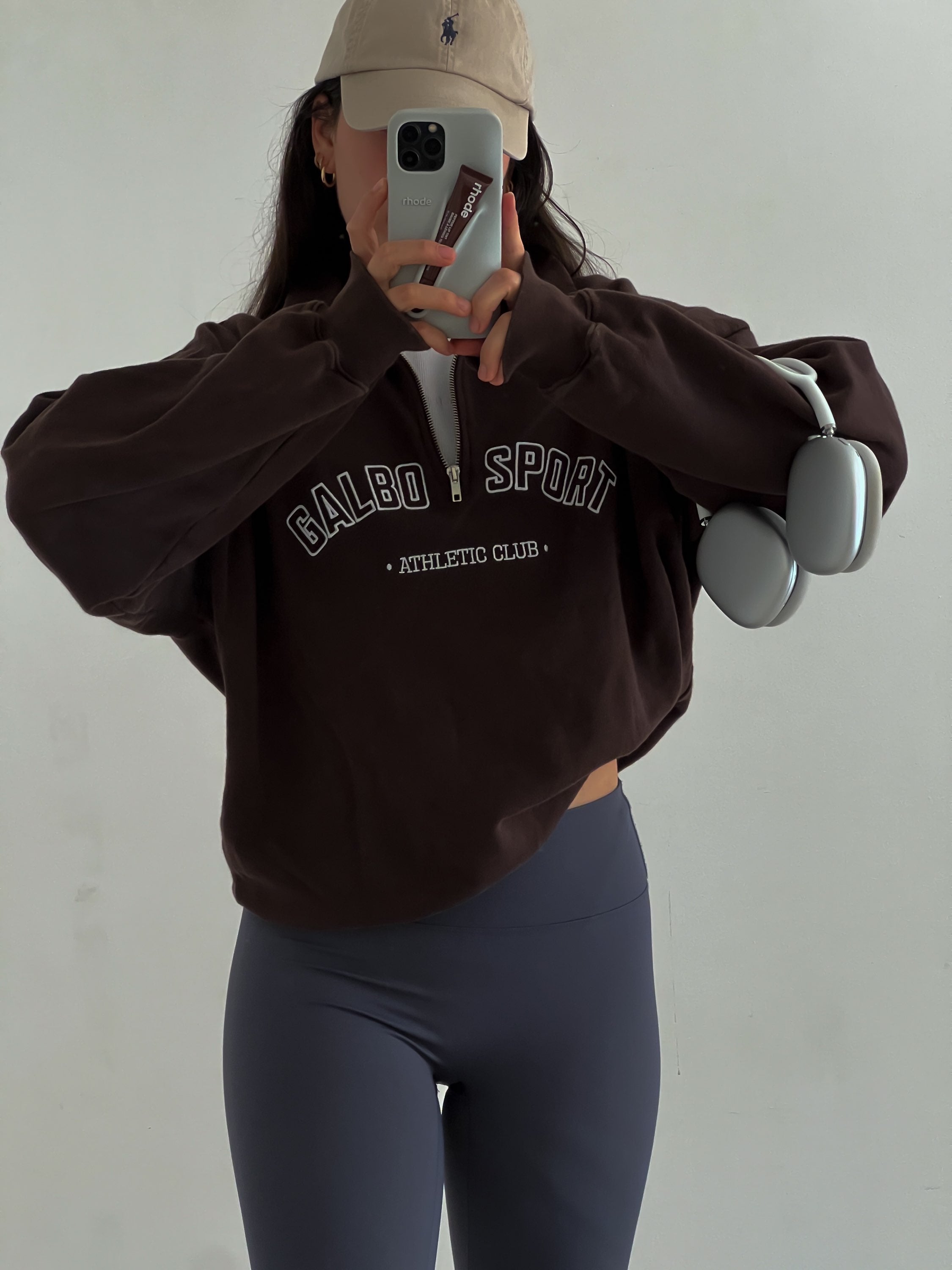Le Zipper oversize Galbo Sport - Brownie 🐻
