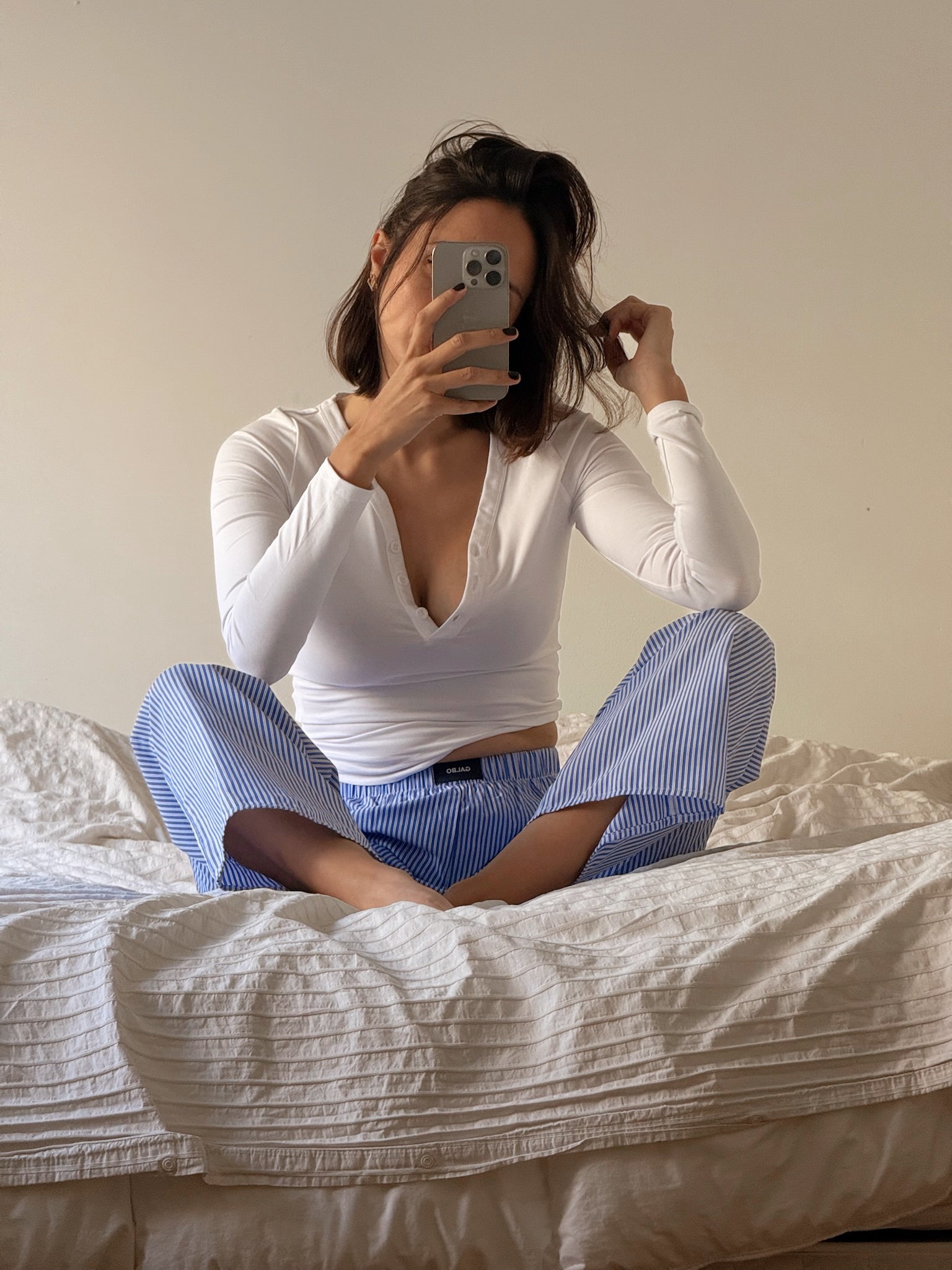 Le Top Jersey Galbo - Soft White