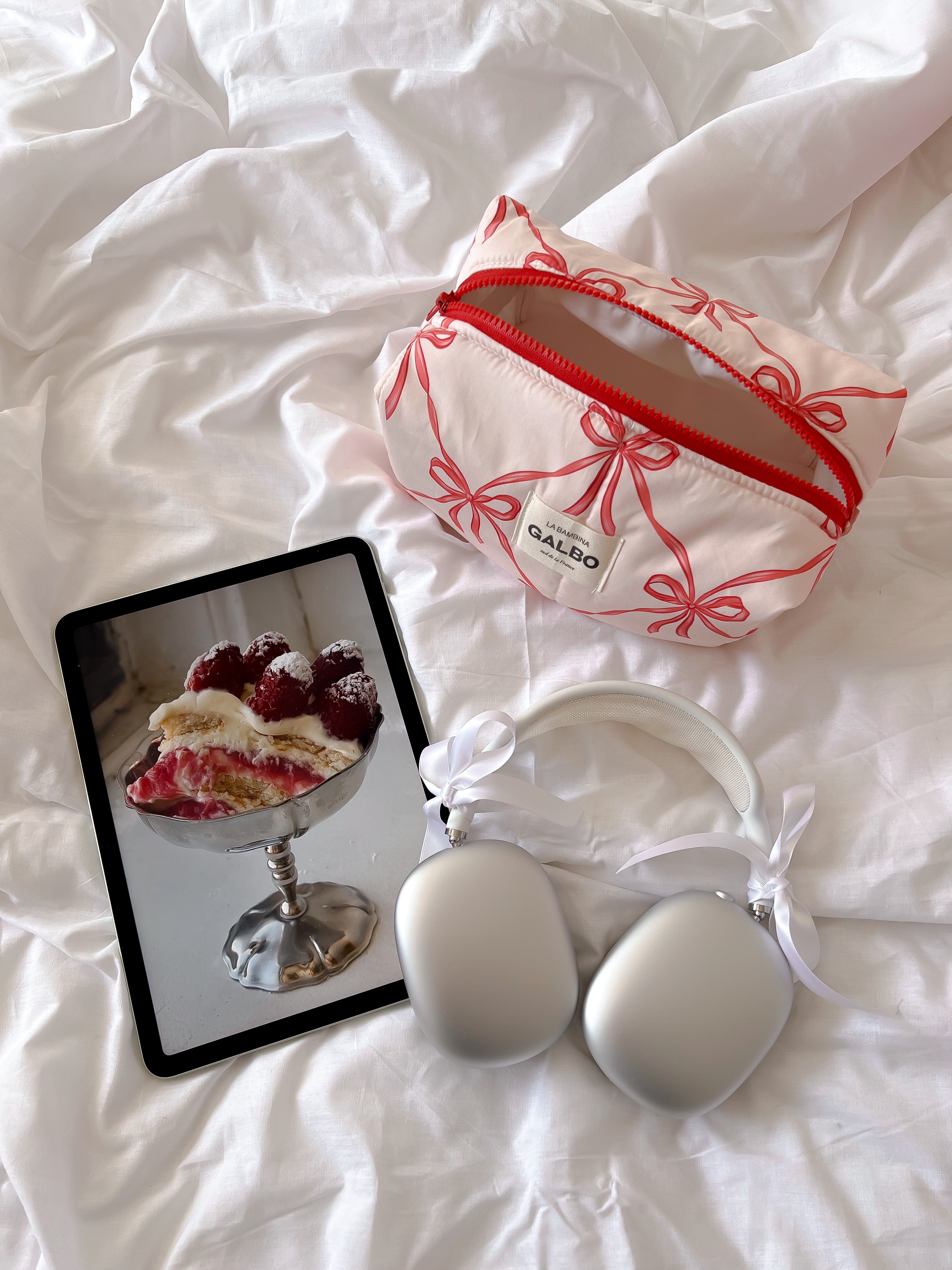 LA BAMBINA - matelassée Noeuds Powder Pink 🎀