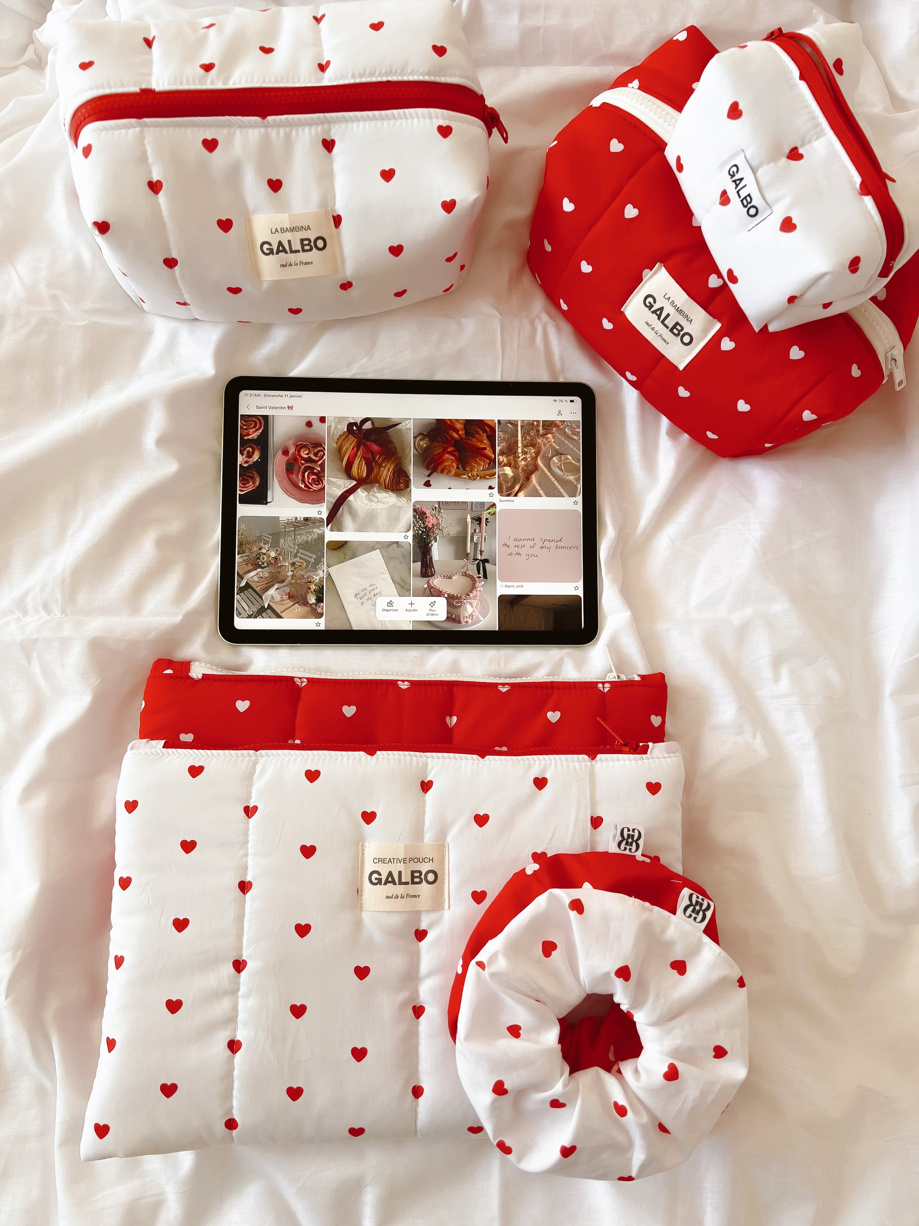 CREATIVE POUCH - matelassée Sweetie blanche 🤍