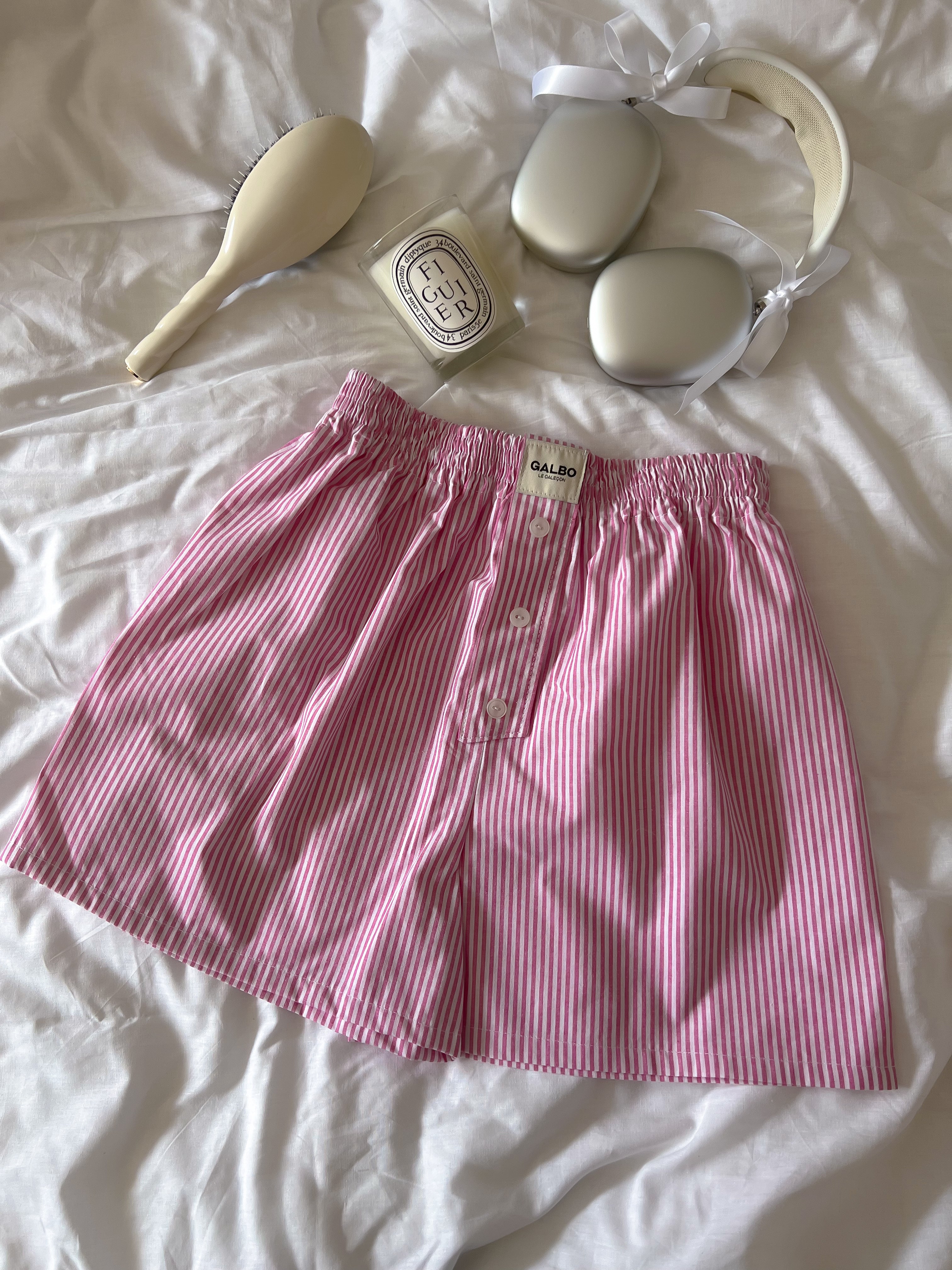 Caleçon Calvi rayures Cherry Blossom 🌸