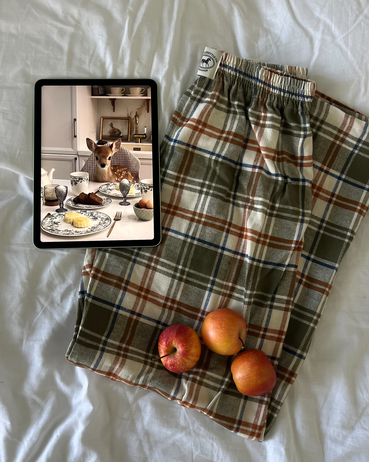 Le Pantalon Countryside - Tartan Cinnamon 🐄