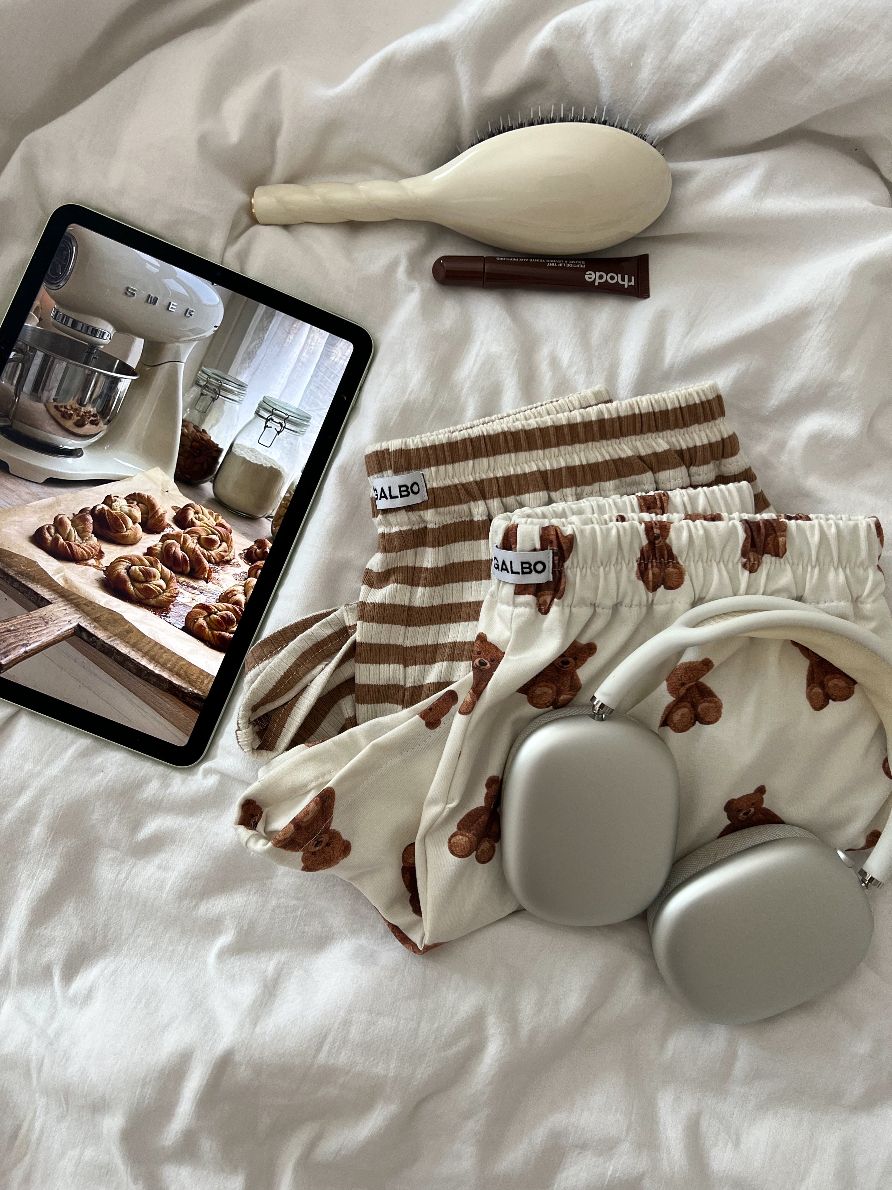 Short Pampelonne rayures Cinnamon 🤎