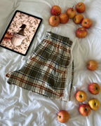 Le short Countryside - Tartan cinnamon broderie anglaise 🐄