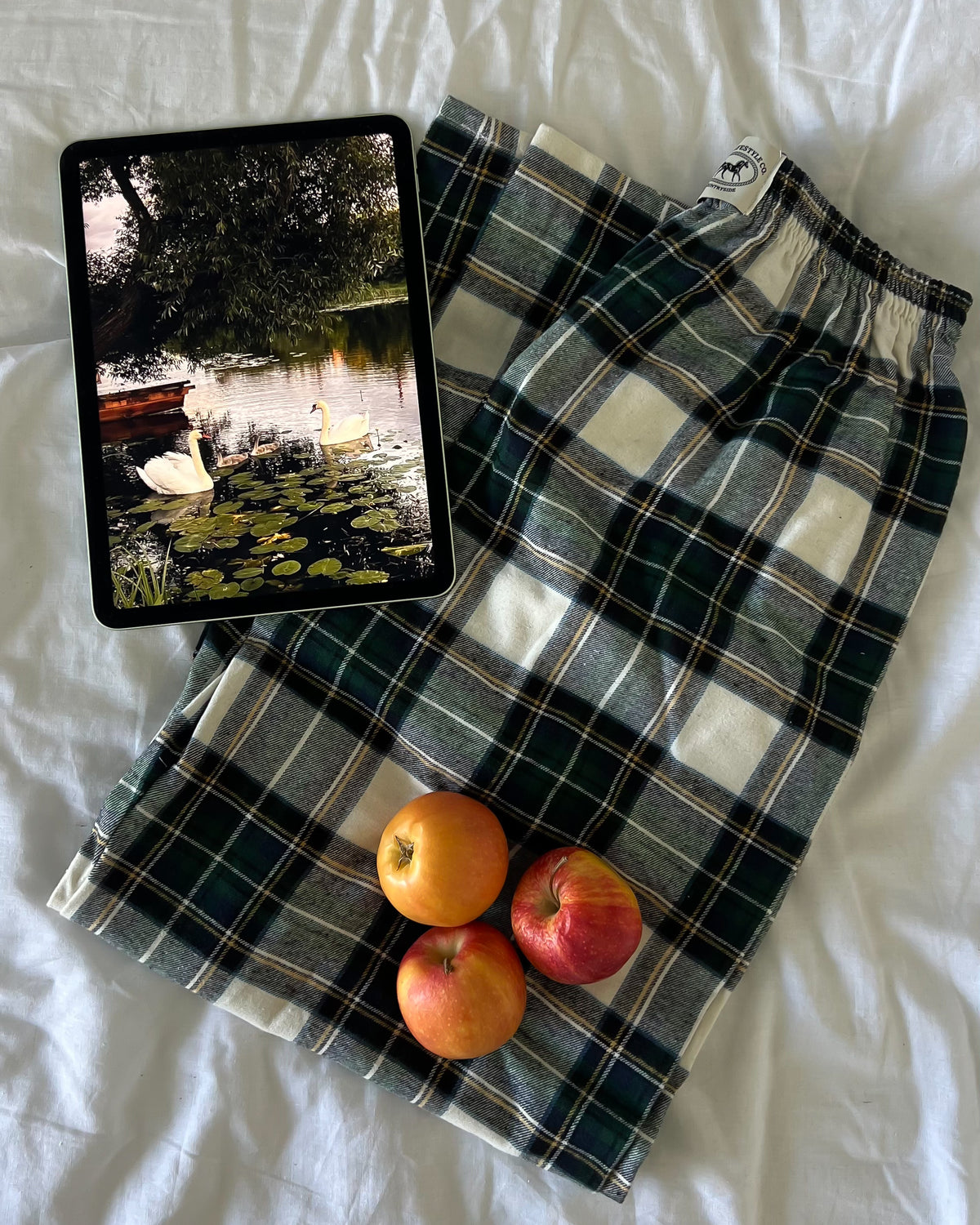 Le Pantalon Countryside - Tartan emerald 🦢