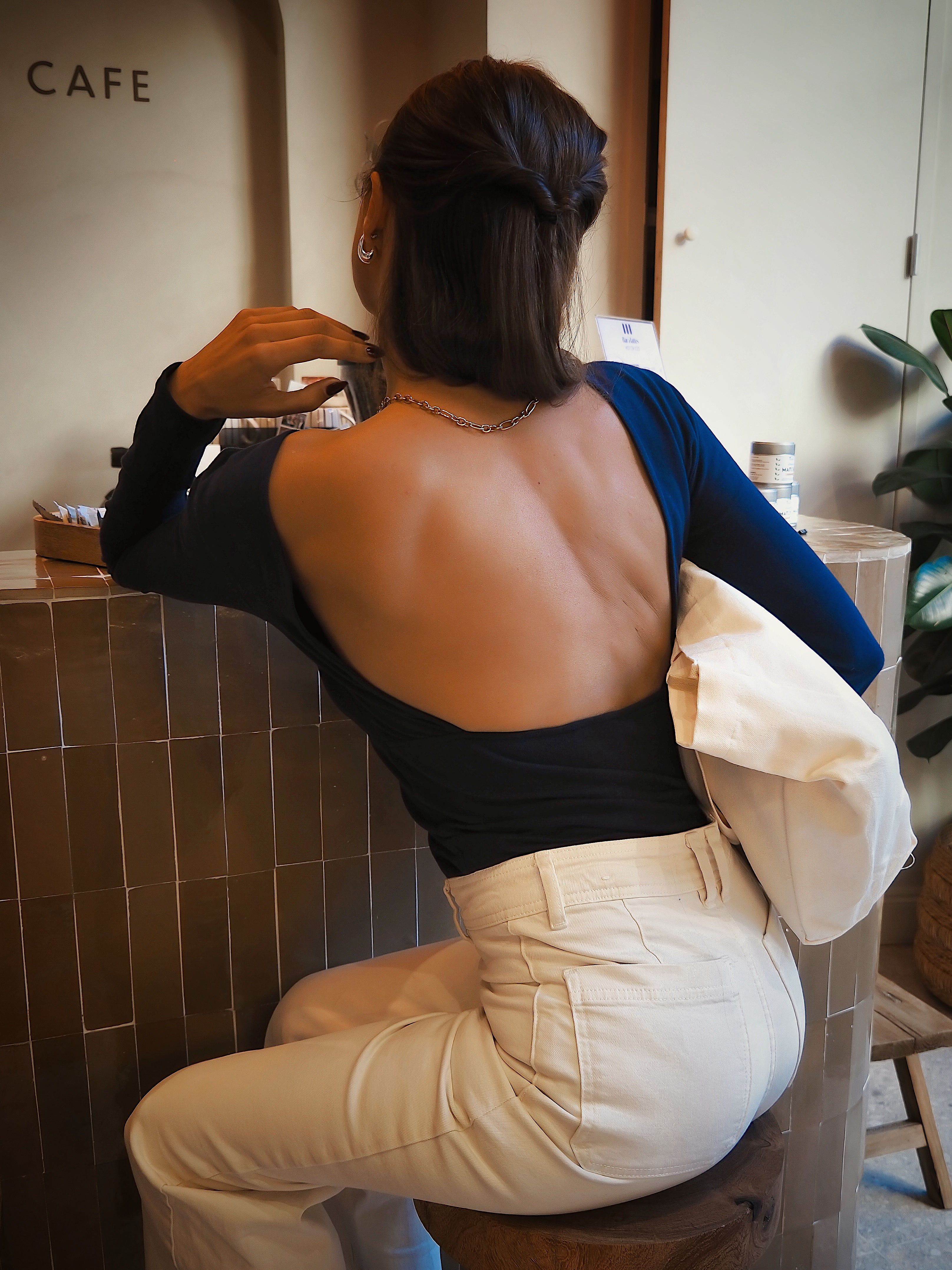 Top dos nu - Evening Blue