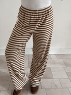 Pantalon Sanary rayures Cinnamon