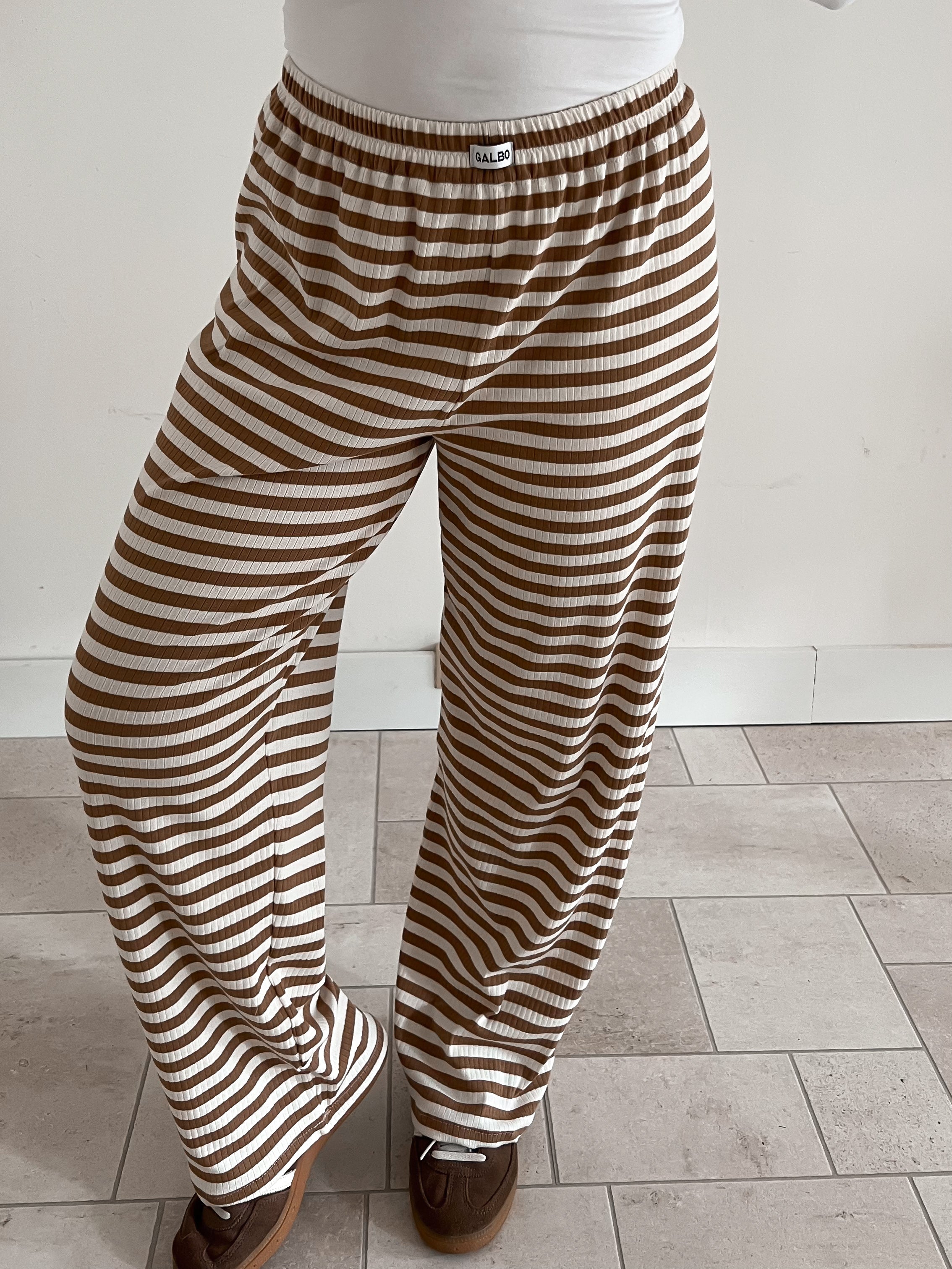 Pantalon Sanary rayures Cinnamon