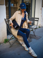 Top zipper - Evening Blue