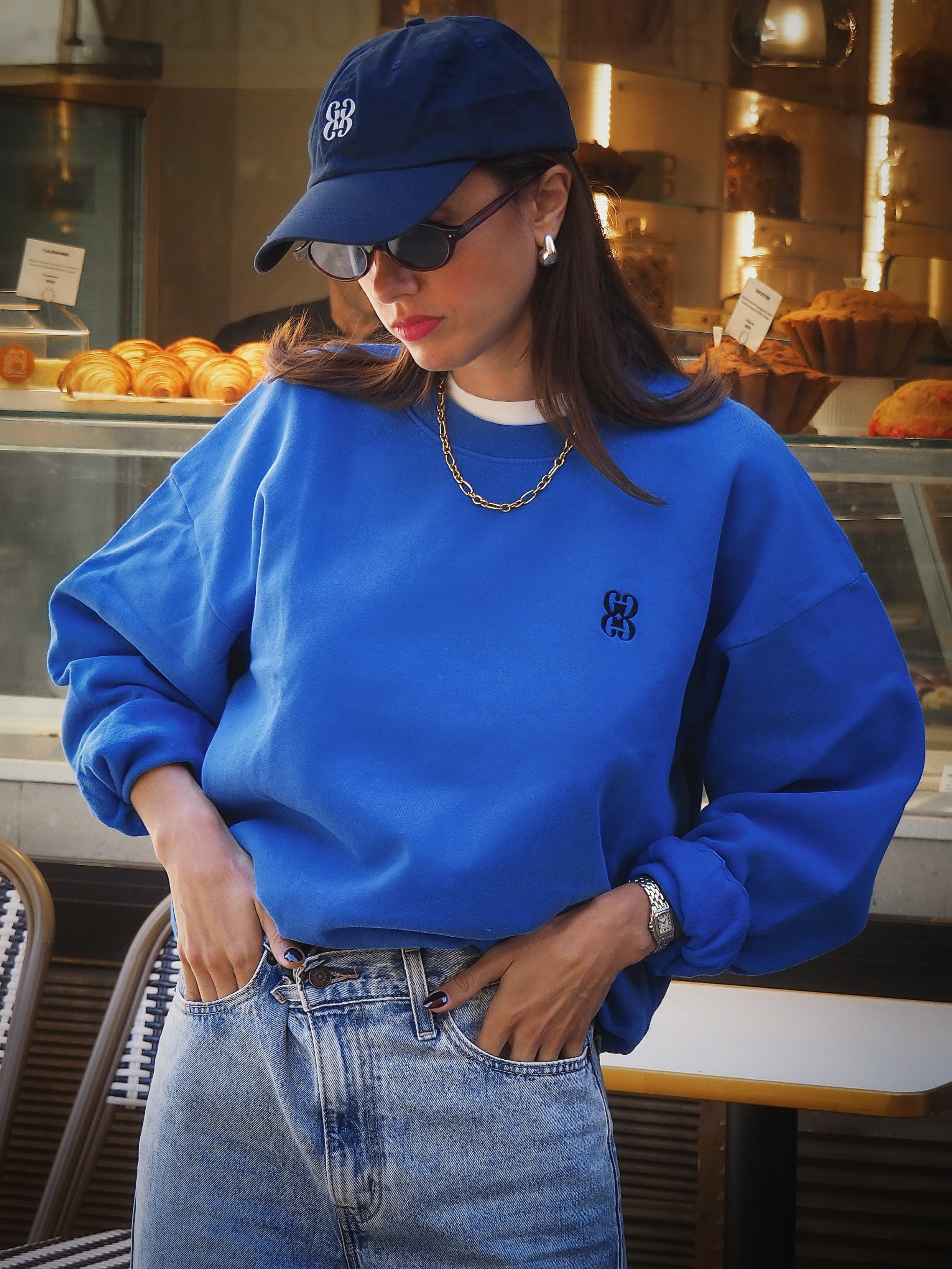 Le sweat oversize galbo sport - Electric blue 💙