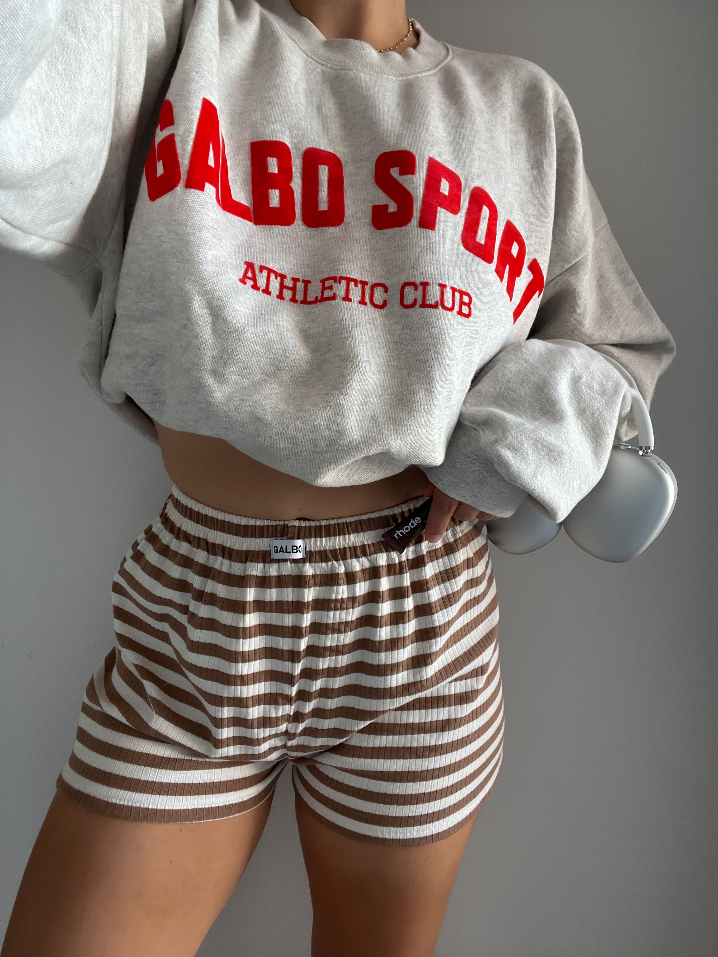 Short Pampelonne rayures Cinnamon 🤎