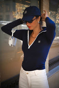Le Top zipper - Evening Blue