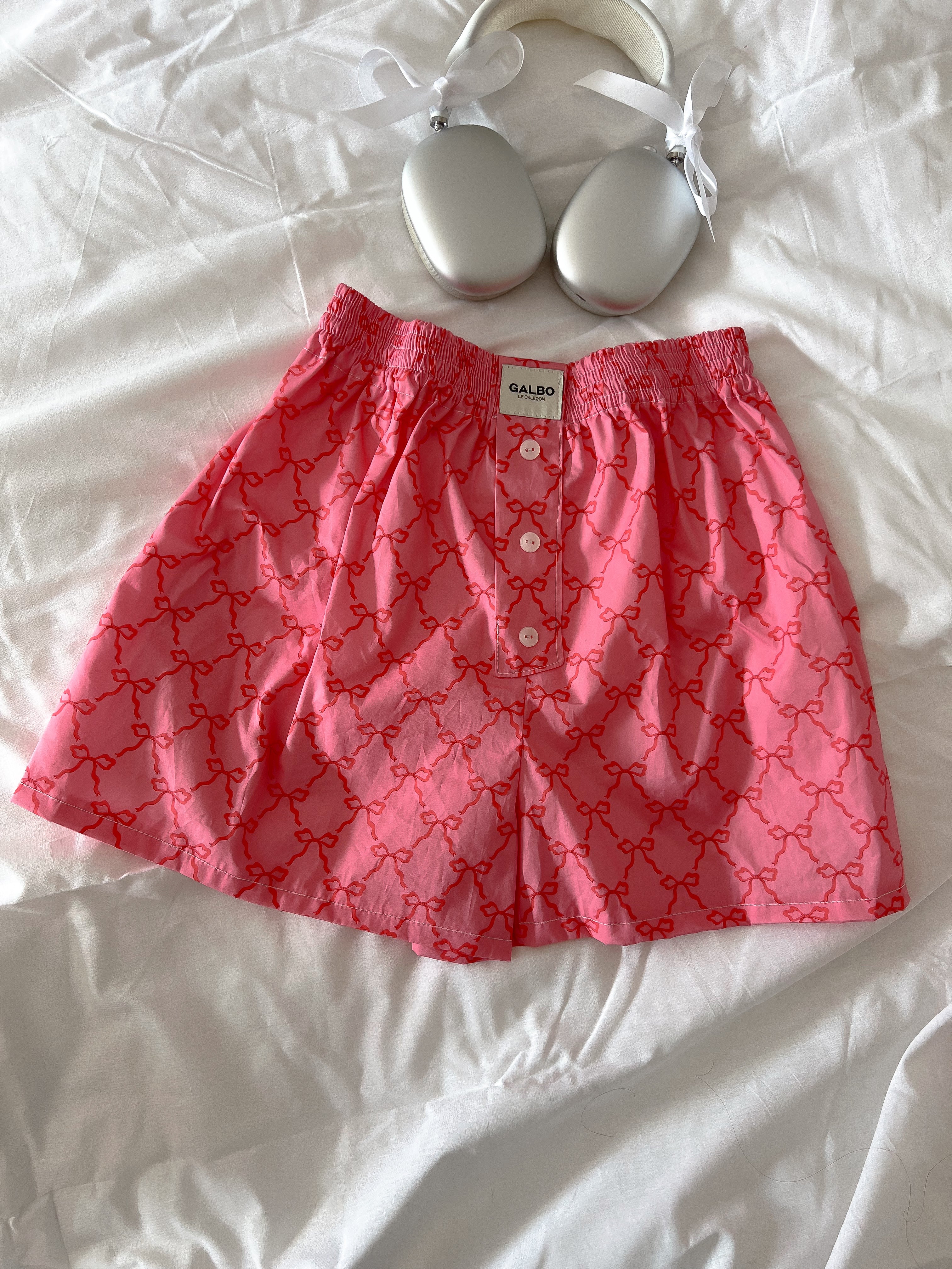 Caleçon Calvi Noeuds Raspberry Pink 💘