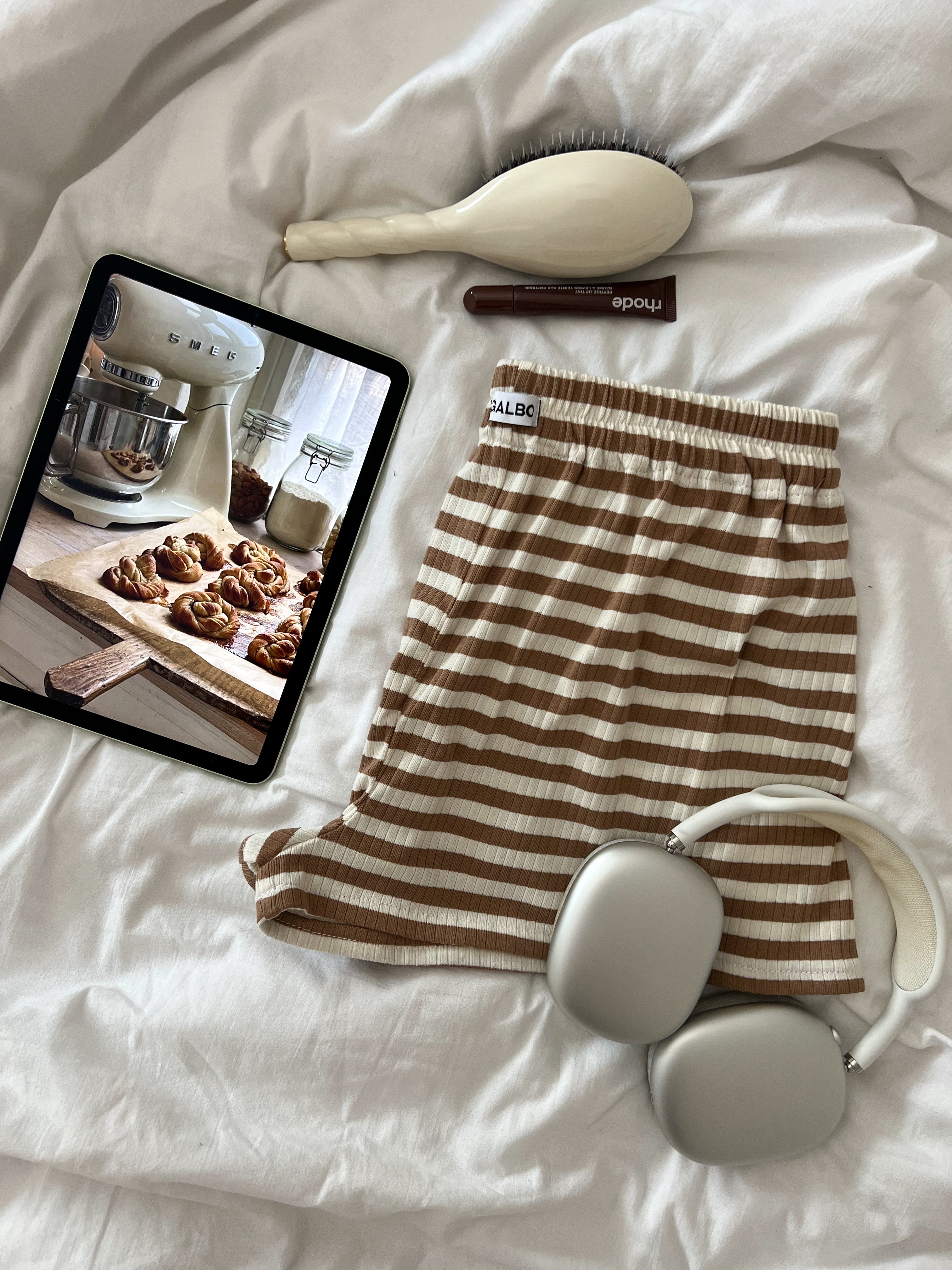 Short Pampelonne rayures Cinnamon 🤎