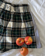Le short Countryside - Tartan emerald bande cloudy 🦢