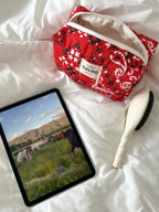 LA BAMBINA - matelassée Bandana rouge