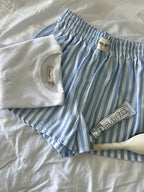Le Caleçon Beaulieu - Baby Blue rayé 🦋