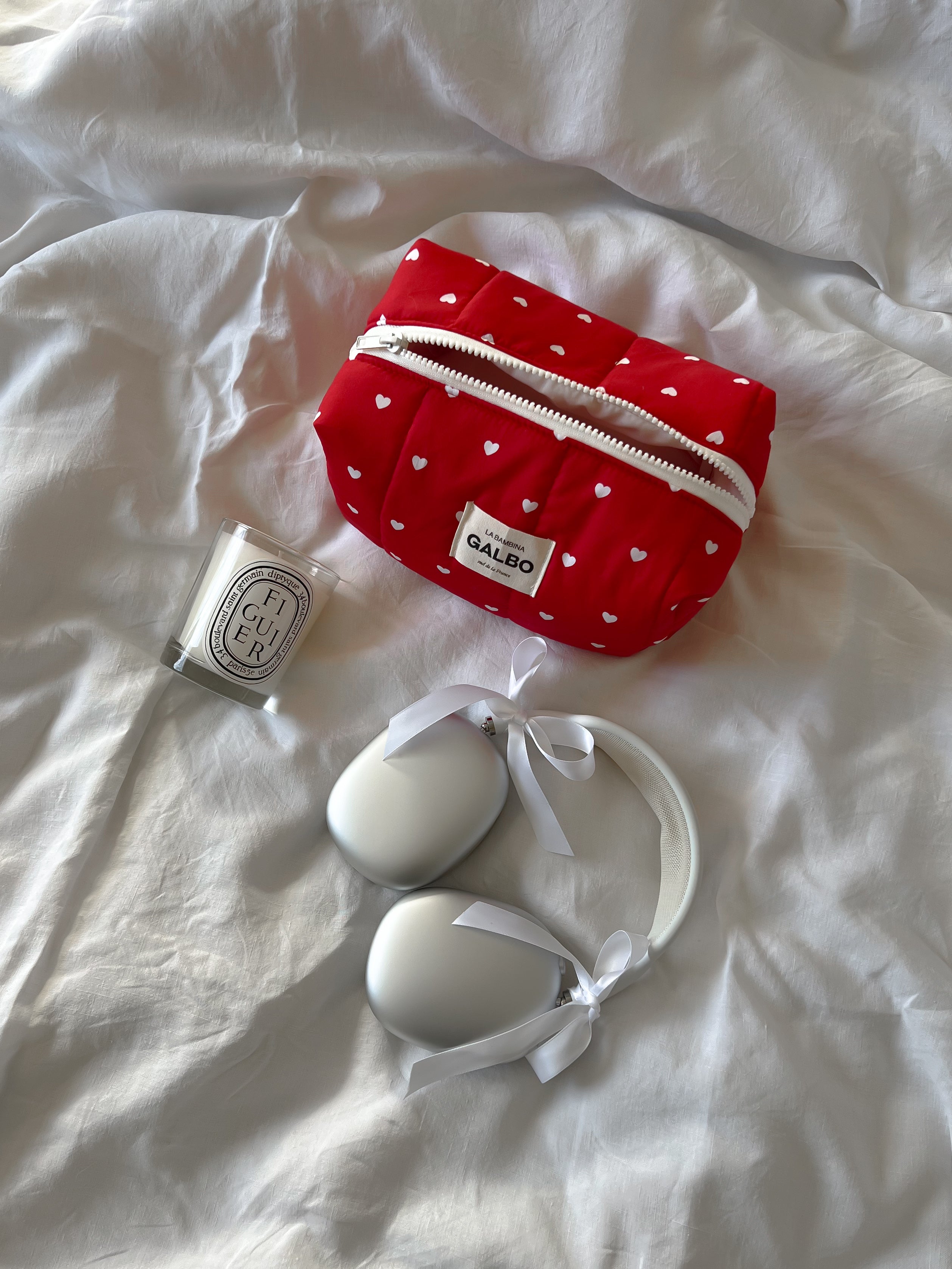 LA BAMBINA - matelassée Sweetie rouge ❤️