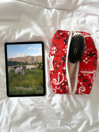 LA BAMBINA - matelassée Bandana rouge