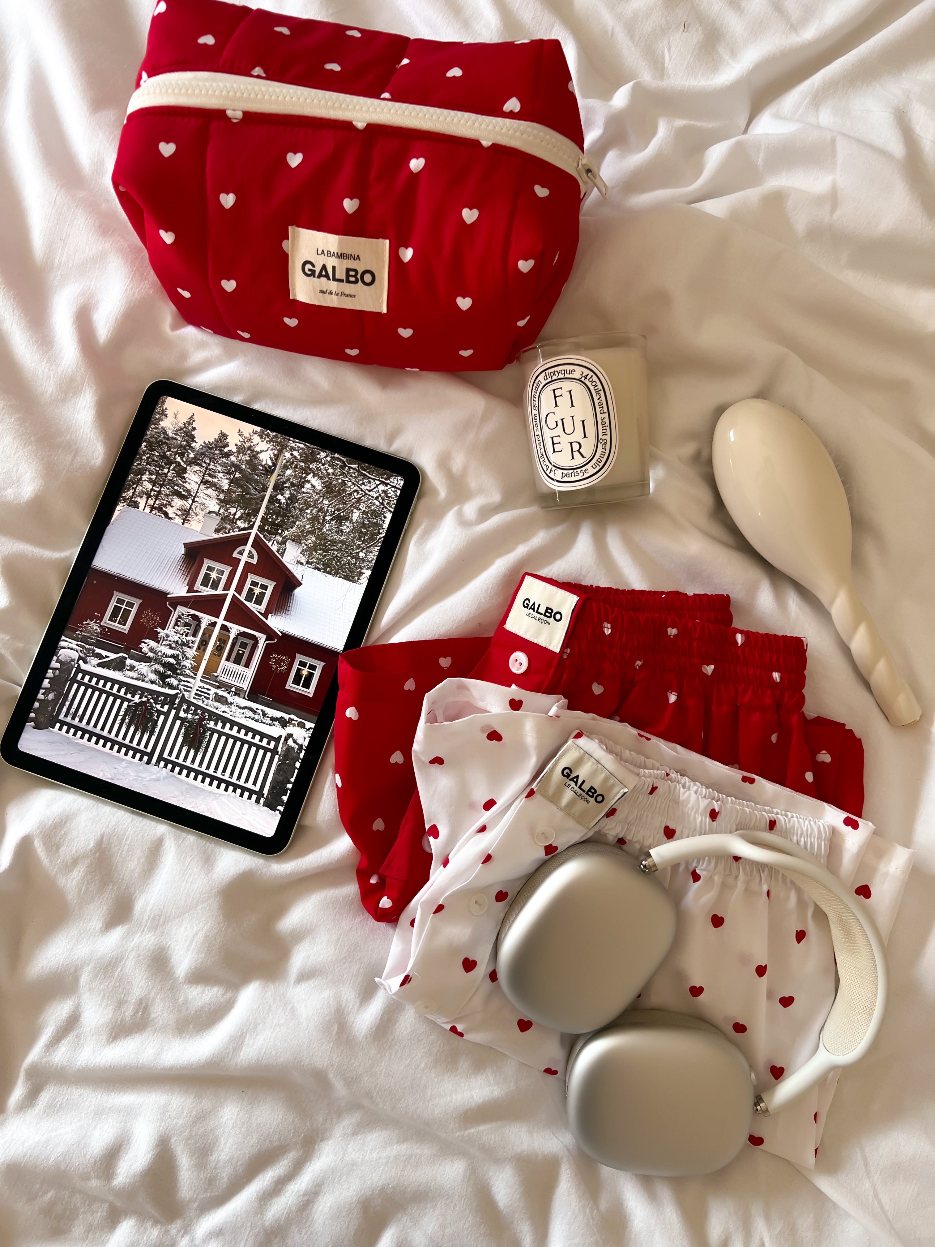 Caleçon Calvi Sweetie rouge ❤️