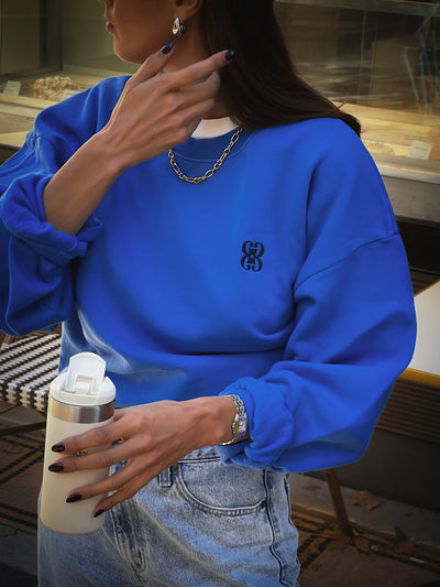 Le sweat oversize - Electric blue 💙