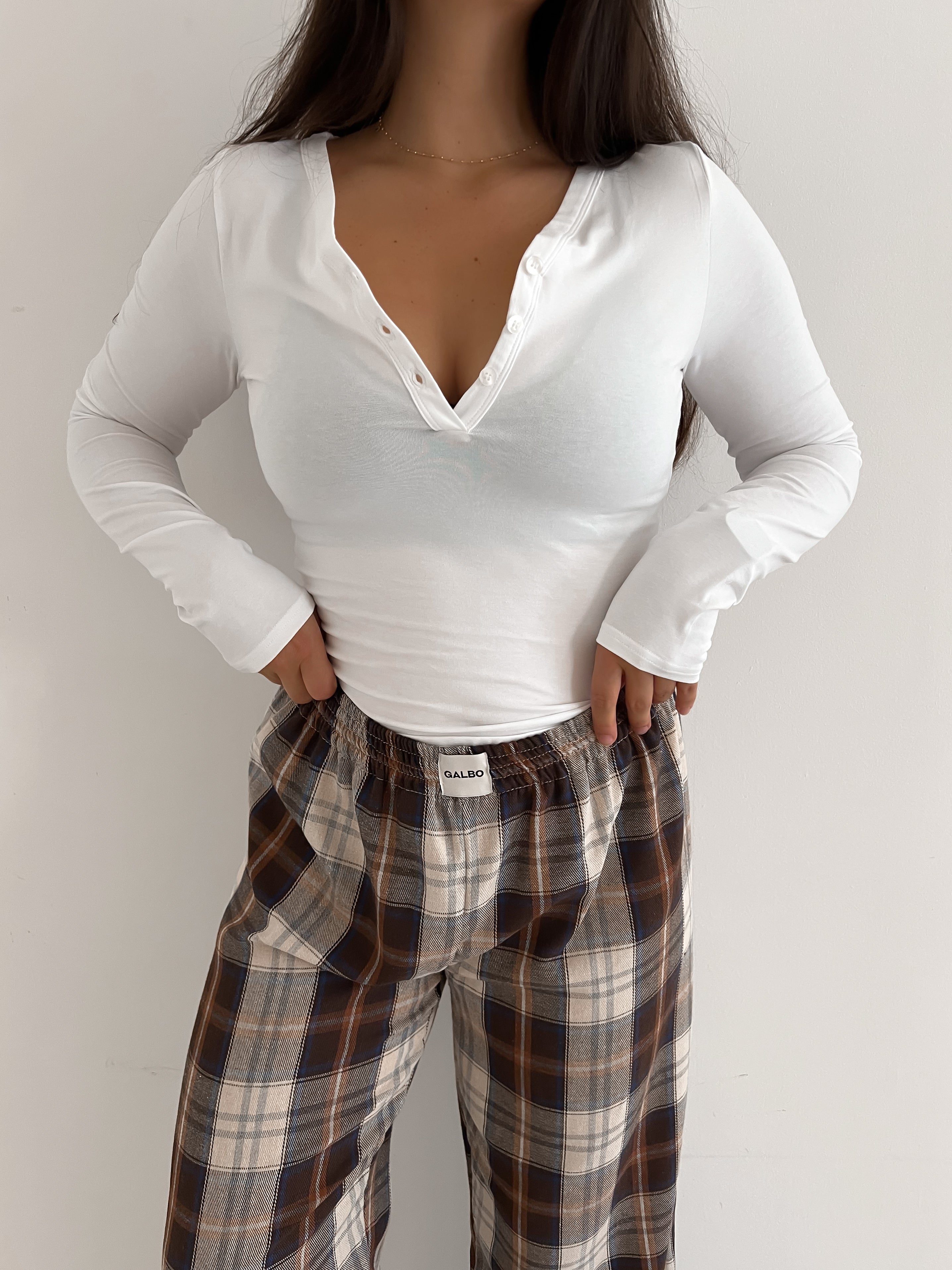Pantalon Scotty tartan Pecan Pie