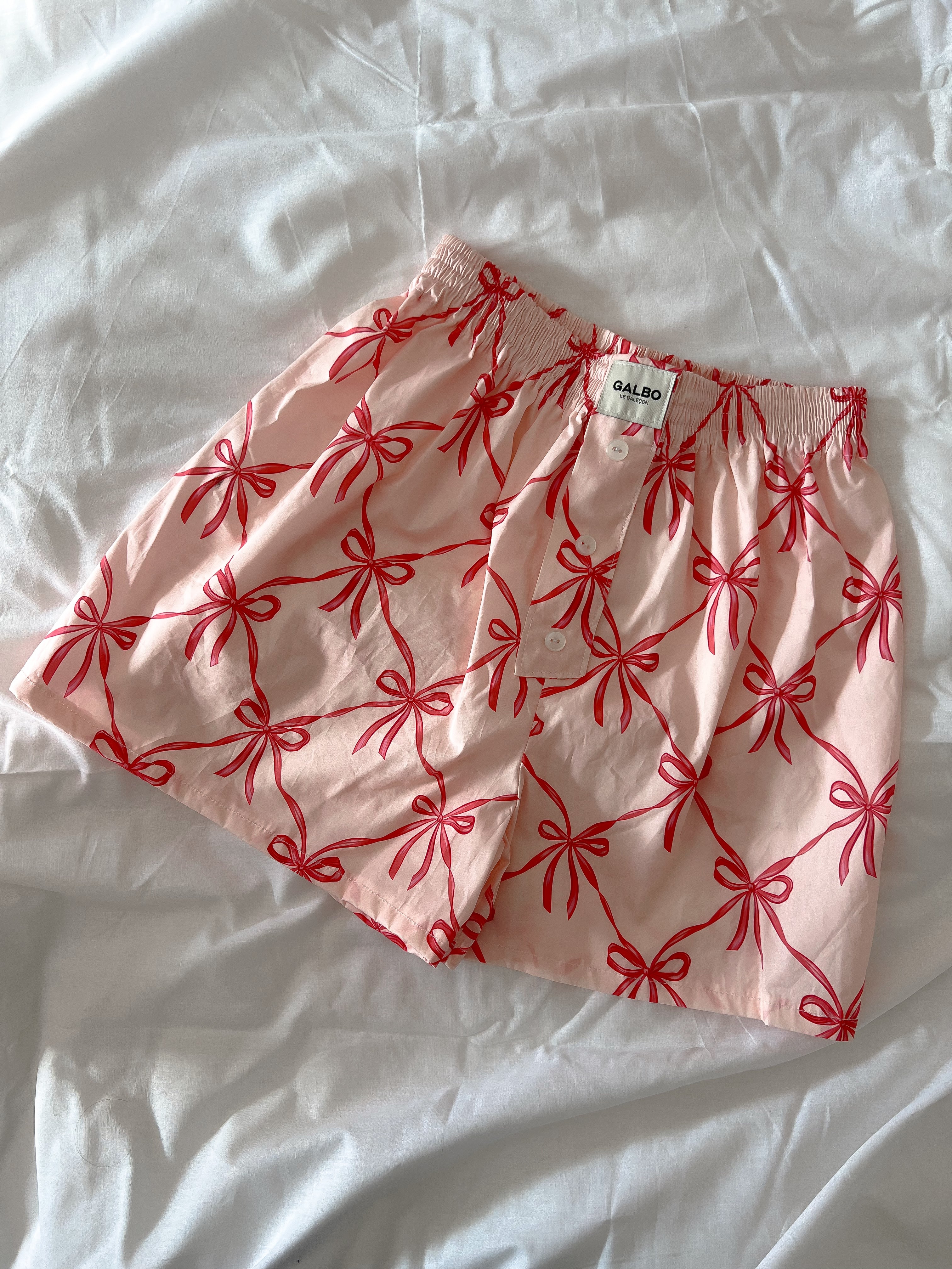 Caleçon Calvi Noeuds Powder Pink 🎀