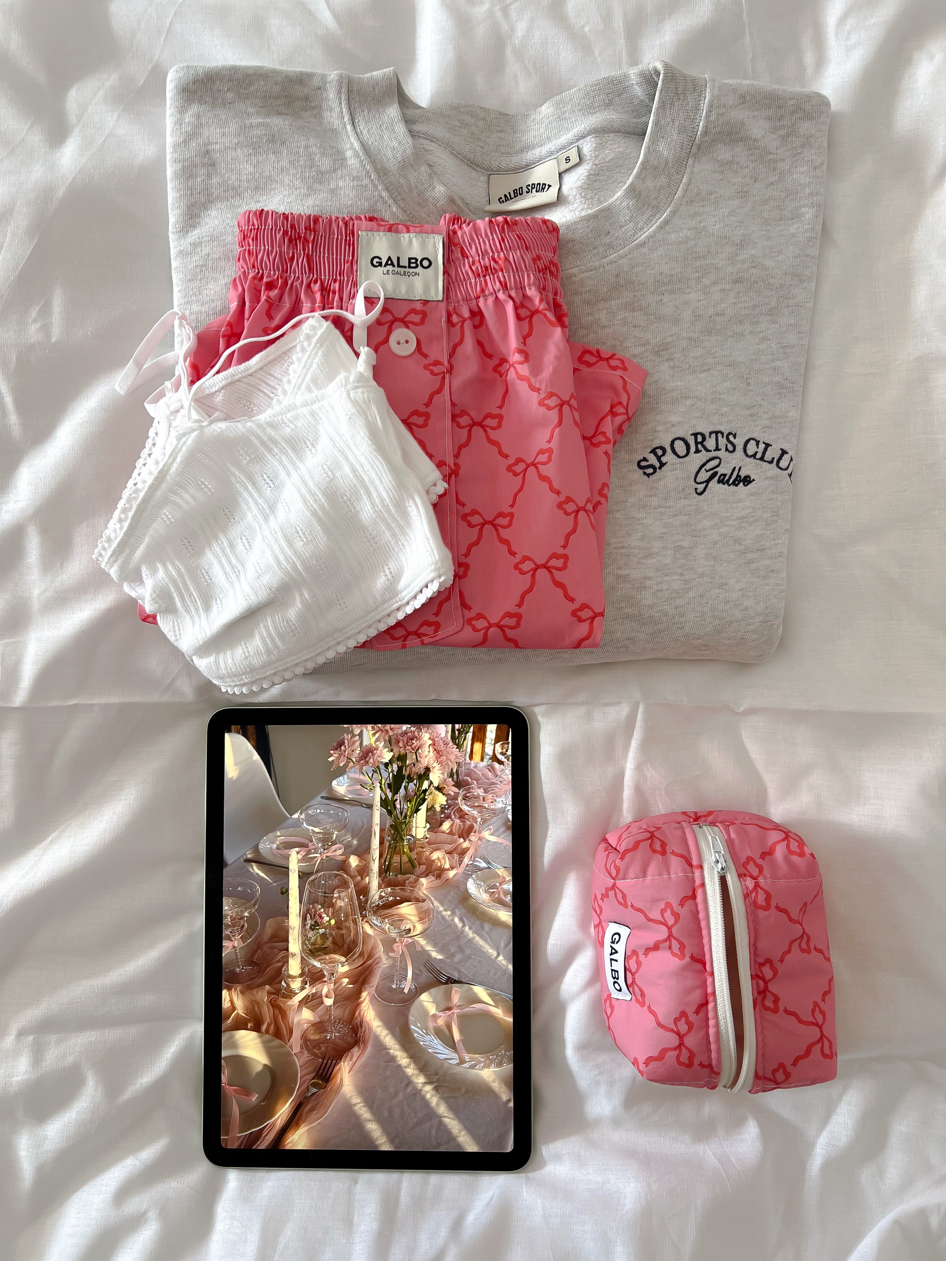 Caleçon Calvi Noeuds Raspberry Pink 💘