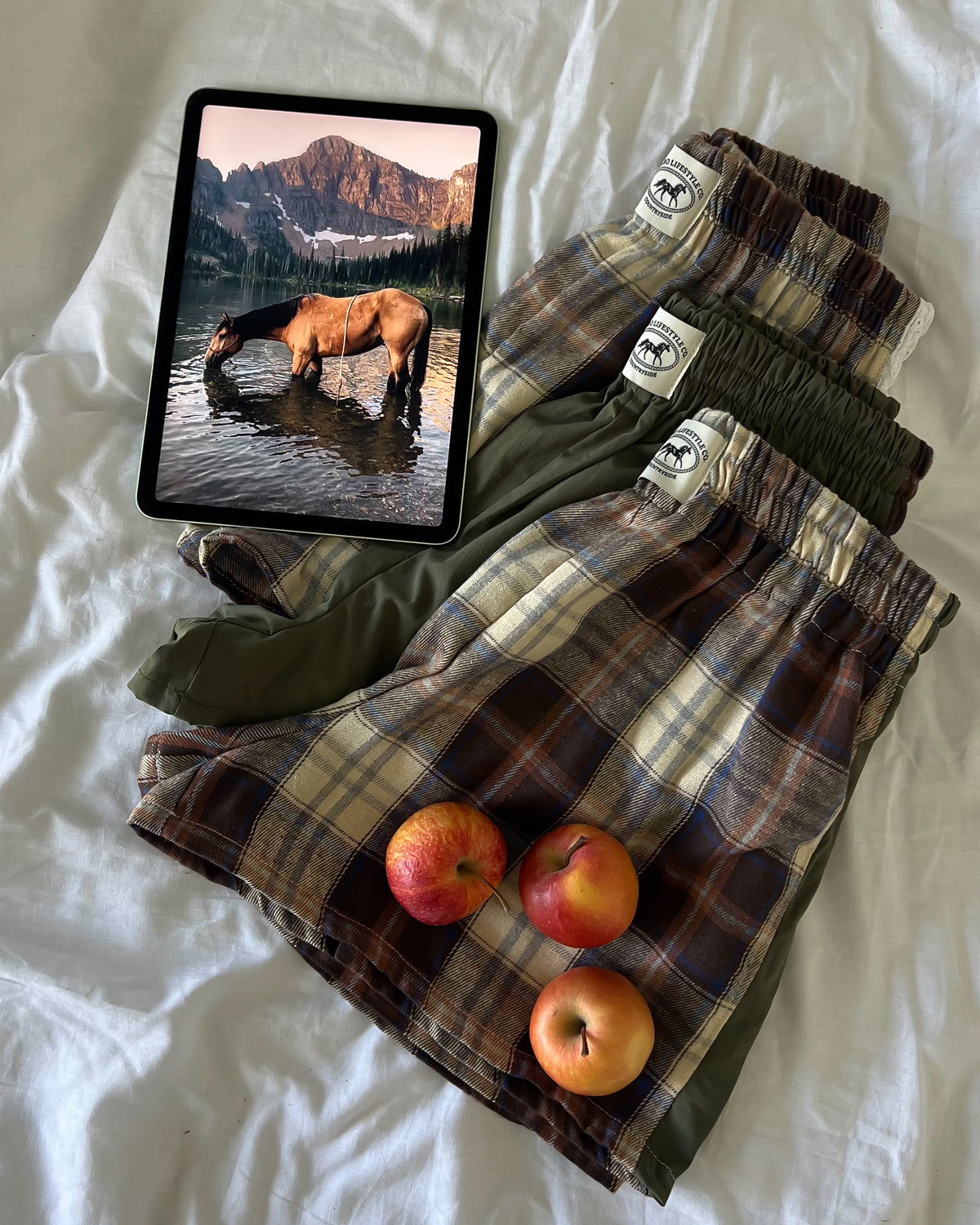 Le short Countryside - Mountain View et tartan 🏔️