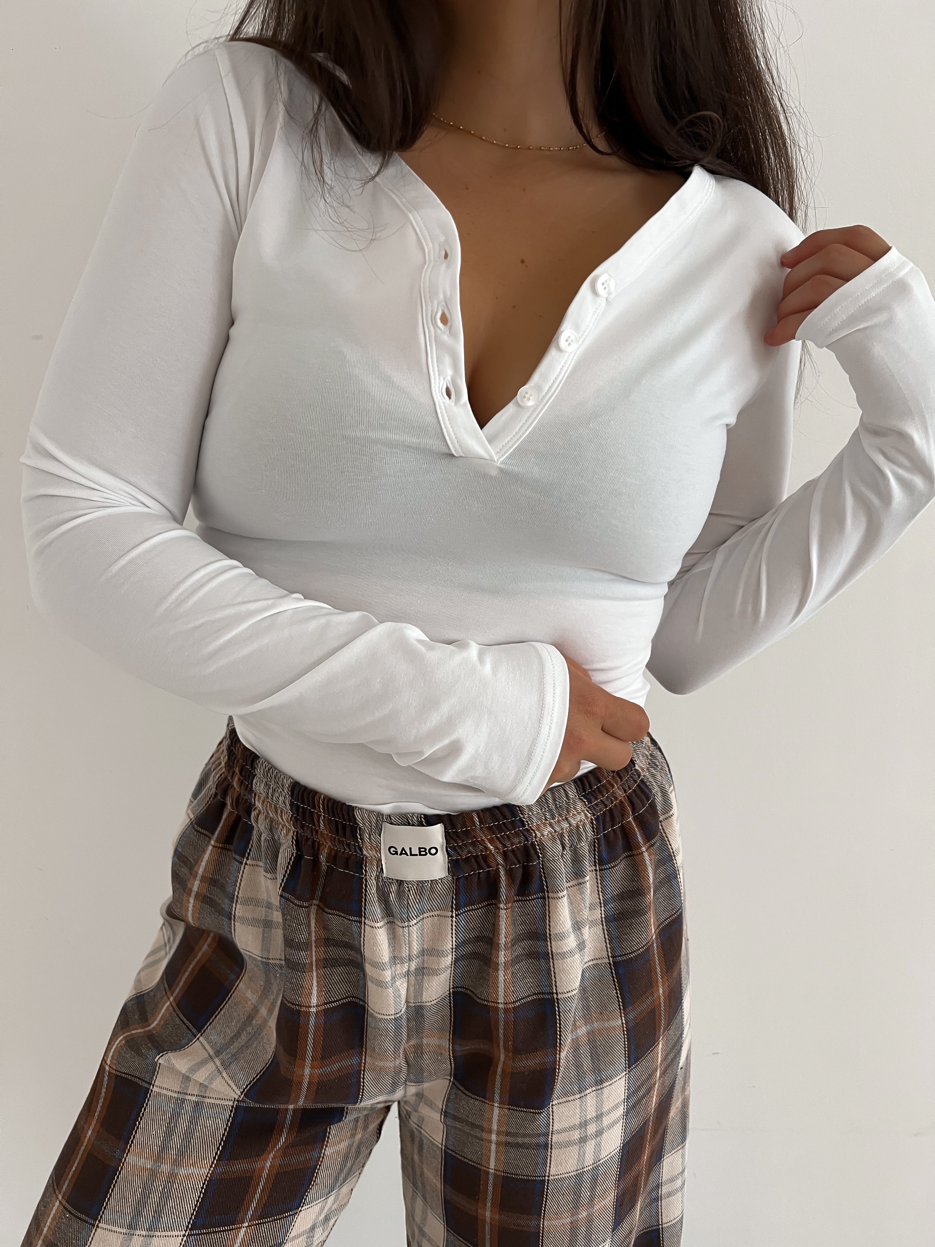 Pantalon Scotty tartan Pecan Pie