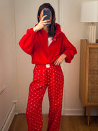 Pantalon Sanary Sweetie rouge ❤️