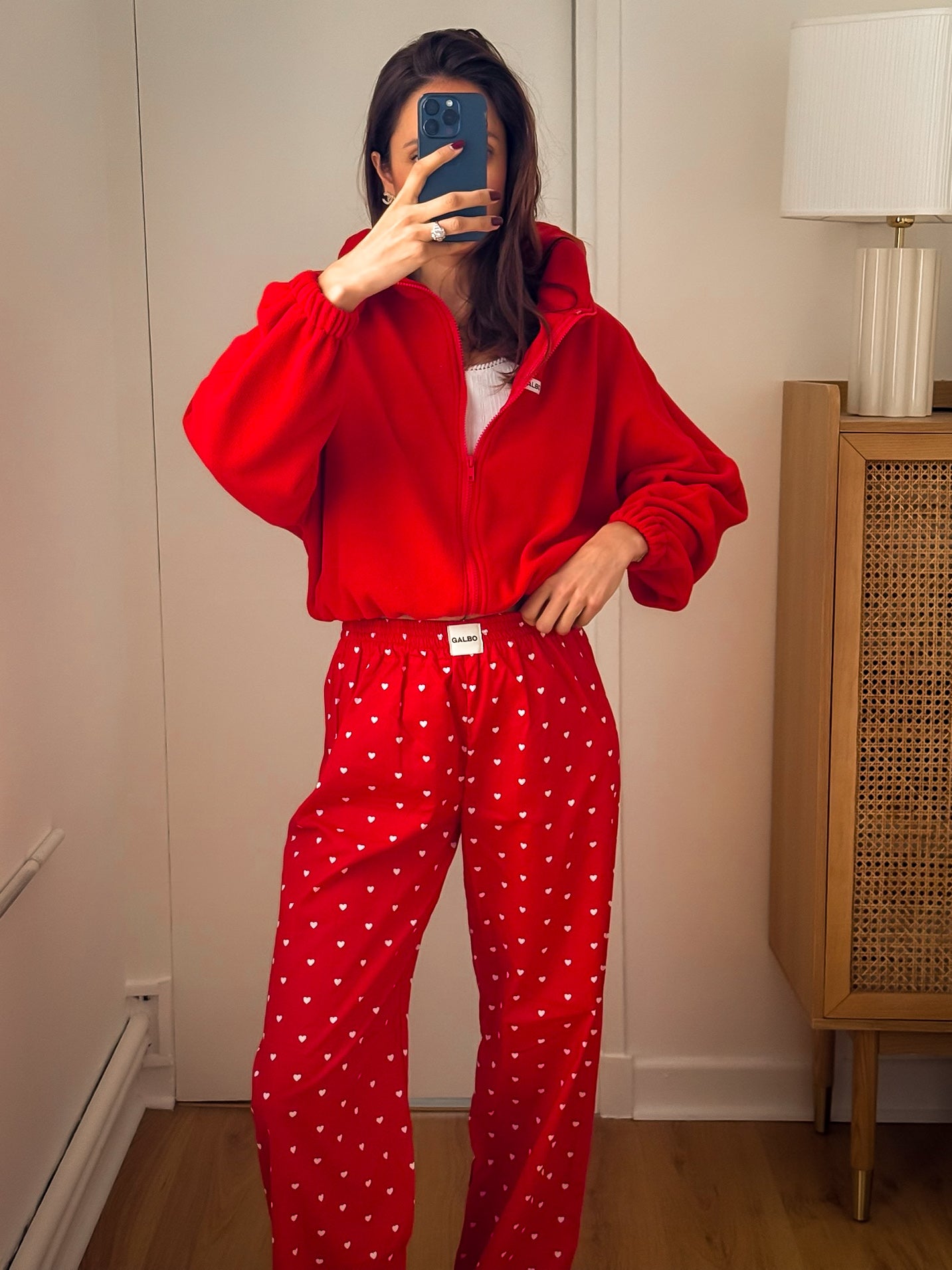 Pantalon Sanary Sweetie rouge ❤️