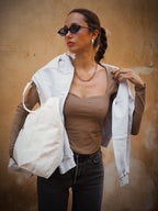 Top col coeur - Mocha 🤎