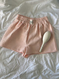 Le Short Beaulieu - Nid d’abeille Candy Pink 🌸