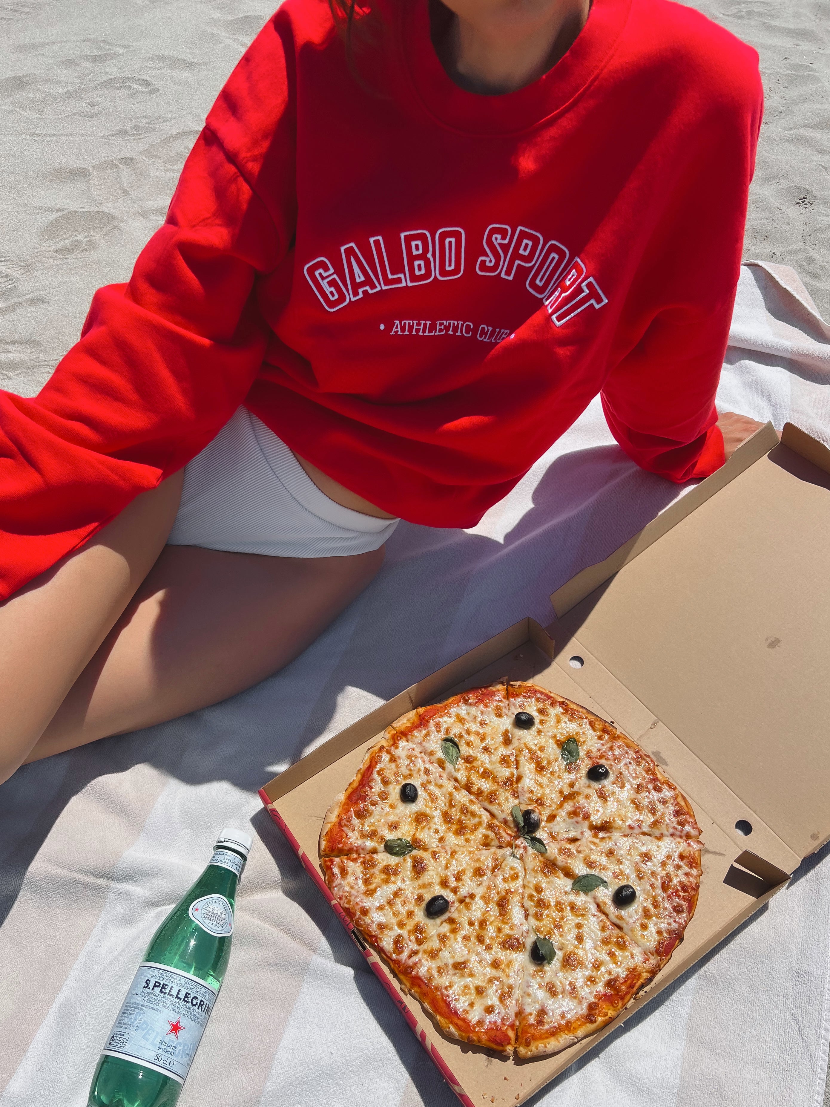 Le Sweat oversize Galbo Sport - Poppy 🍒